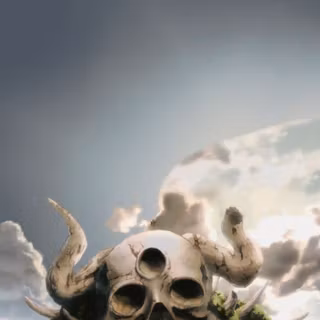 Black Clover skull wallpaper