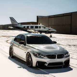 BMW M5 white wallpaper