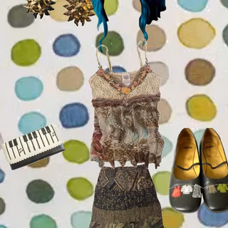 Whimsy twee wallpaper