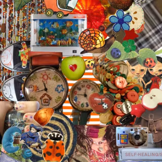 Whimsy twee wallpaper