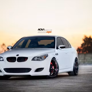 BMW M5 white wallpaper