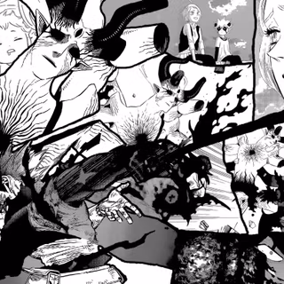 Black Clover skull wallpaper