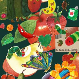 The Very Hungry Caterpillar wallpaper