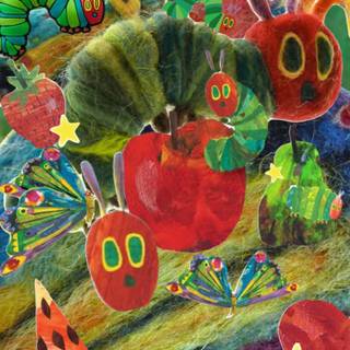 The Very Hungry Caterpillar wallpaper