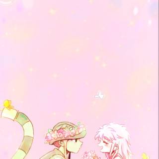 Meruem and Komugi wallpaper