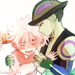 Meruem and Komugi wallpaper