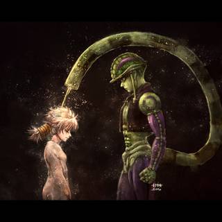 Meruem and Komugi wallpaper