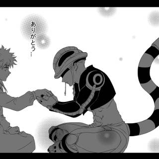 Meruem and Komugi wallpaper