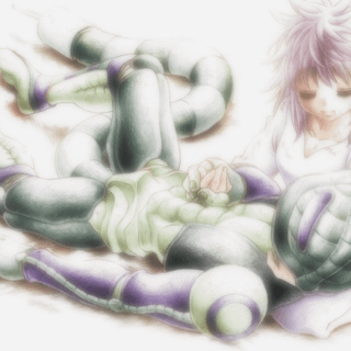 Meruem and Komugi wallpaper