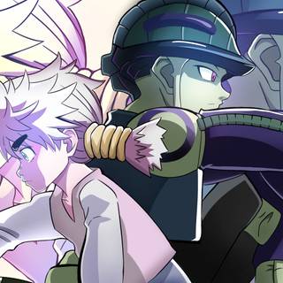 Meruem and Komugi wallpaper