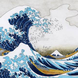 Ocean illustration wallpaper