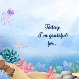 Ocean illustration wallpaper