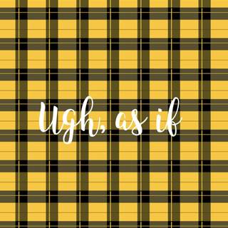 Yellow plaid wallpaper