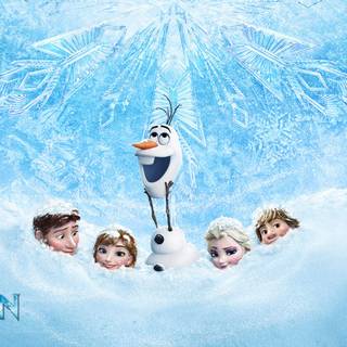 Frozen laptop wallpaper