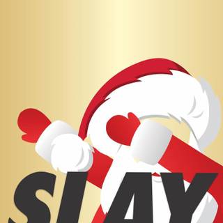 Preppy Santa wallpaper