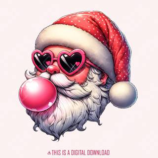 Preppy Santa wallpaper