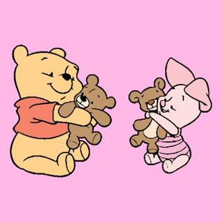 Winnie The Pooh and Piglet wallpaper