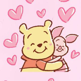 Winnie The Pooh and Piglet wallpaper
