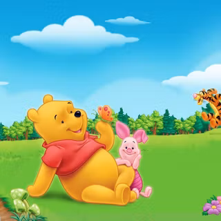 Winnie The Pooh and Piglet wallpaper