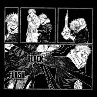 Black Flash JJK wallpaper