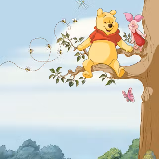 Winnie The Pooh and Piglet wallpaper