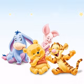 Winnie The Pooh and Piglet wallpaper