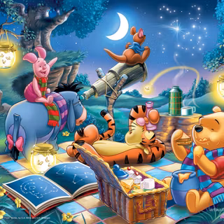 Winnie The Pooh and Piglet wallpaper