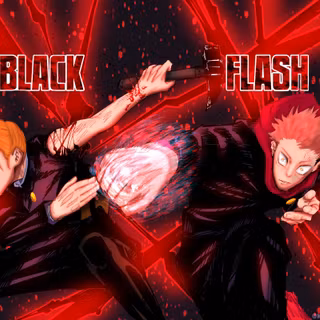 Black Flash JJK wallpaper