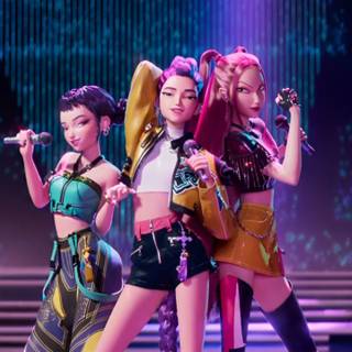 Zoey and Baby SAJA wallpaper