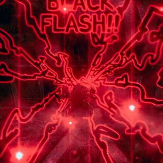 Black Flash JJK wallpaper