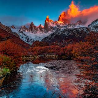 Autumn Patagonia wallpaper