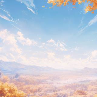 Anime autumn vertical wallpaper