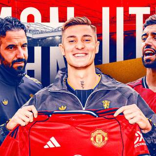 Manchester United 2025 desktop wallpaper