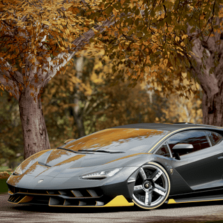 Lamborghini autumn wallpaper