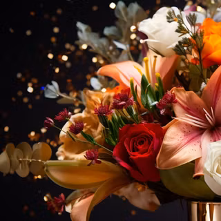 Autumn birthday flowers wallpaper