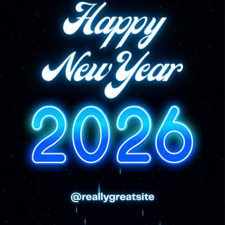 New Year 2026 mobile wallpaper