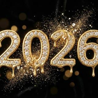 New Year 2026 cards wallpaper