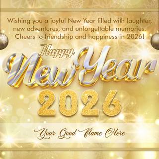 New Year 2026 cards wallpaper