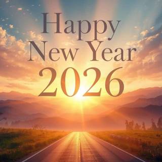 Happy New Year wishes 2026 wallpaper