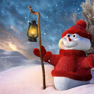 Snow Christmas New Year wallpaper