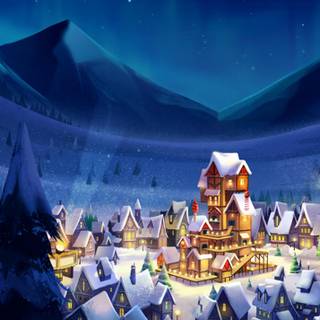 Snow Christmas New Year wallpaper