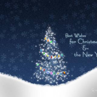 Snow Christmas New Year wallpaper