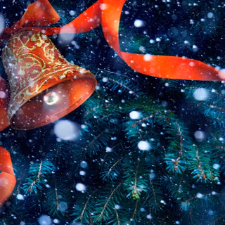 Snow Christmas New Year wallpaper