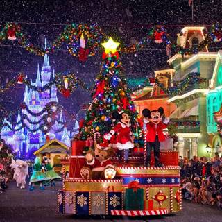 Christmas Disney desktop wallpaper