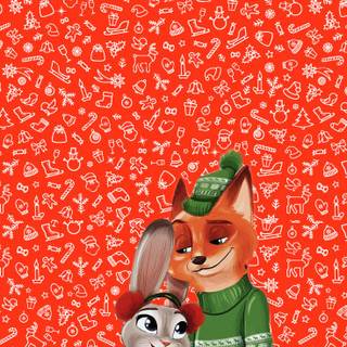Zootopia Christmas wallpaper