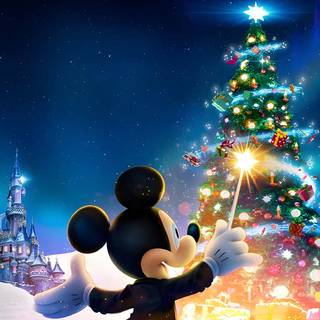 Christmas Disney desktop wallpaper
