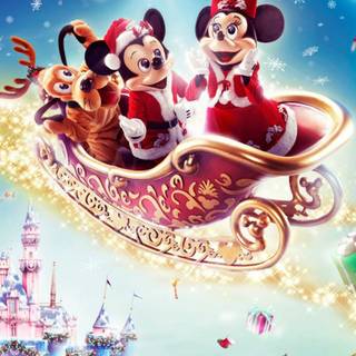Christmas Disney desktop wallpaper