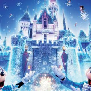 Christmas Disney desktop wallpaper