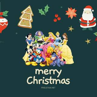 Christmas Disney desktop wallpaper