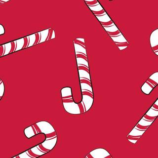 Red preppy Christmas wallpaper